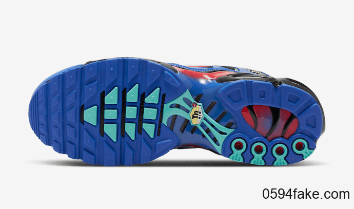 Nike复古跑鞋Air Max Plus新配色曝光！红蓝渐变吸睛度up！ 货号：CV7541-001
