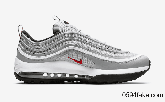 经典银子弹配色！Nike Air Max 97 Golf“ Silver Bullet”将于1月16日发售！ 货号：CI7538-001