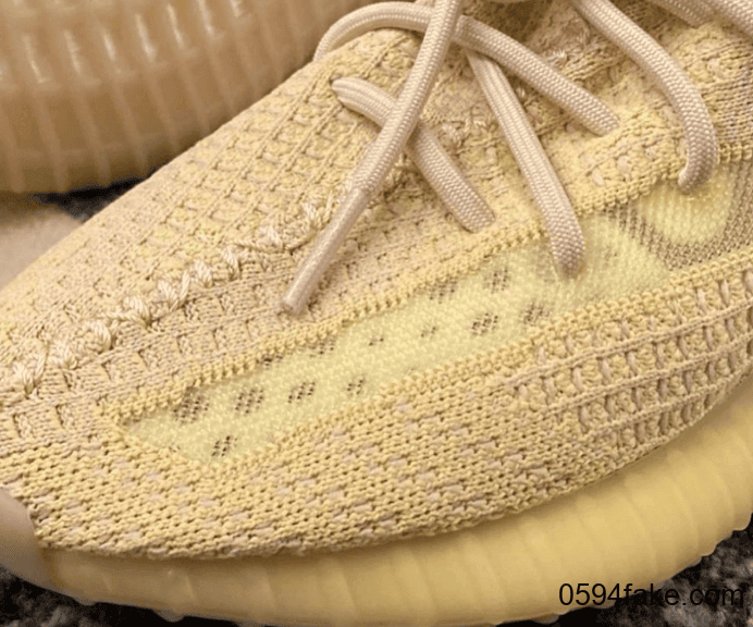 Yeezy 350 V2“ Flax”上脚图曝光!清新柠檬黄色调! 货号:FX9028