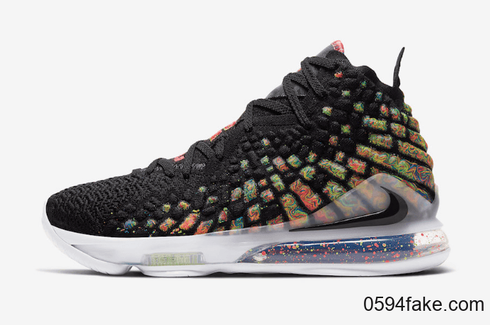 詹皇战靴新配色释出官图！Nike LeBron 17“ James Gang”下月发售！ 货号：BQ3177-005