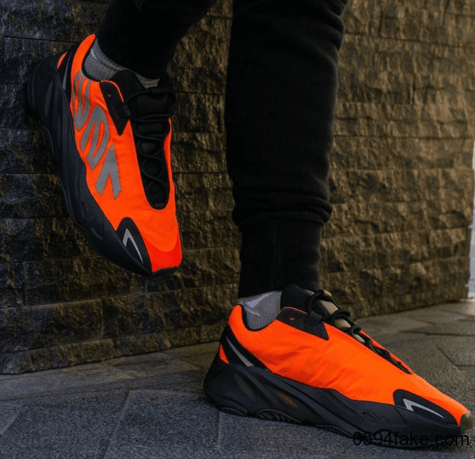 椰子700兄弟鞋型!adidas 700 MNVN“ Orange”将于2月28日发售! 货号:FV3258