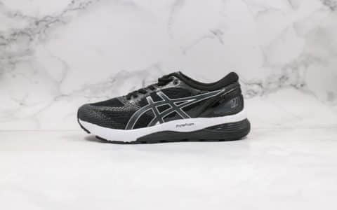 亚瑟士Asucs GEL-NIMBUS 21纯原版本N21透气跑鞋黑白配色原盒原标原档案数据开发