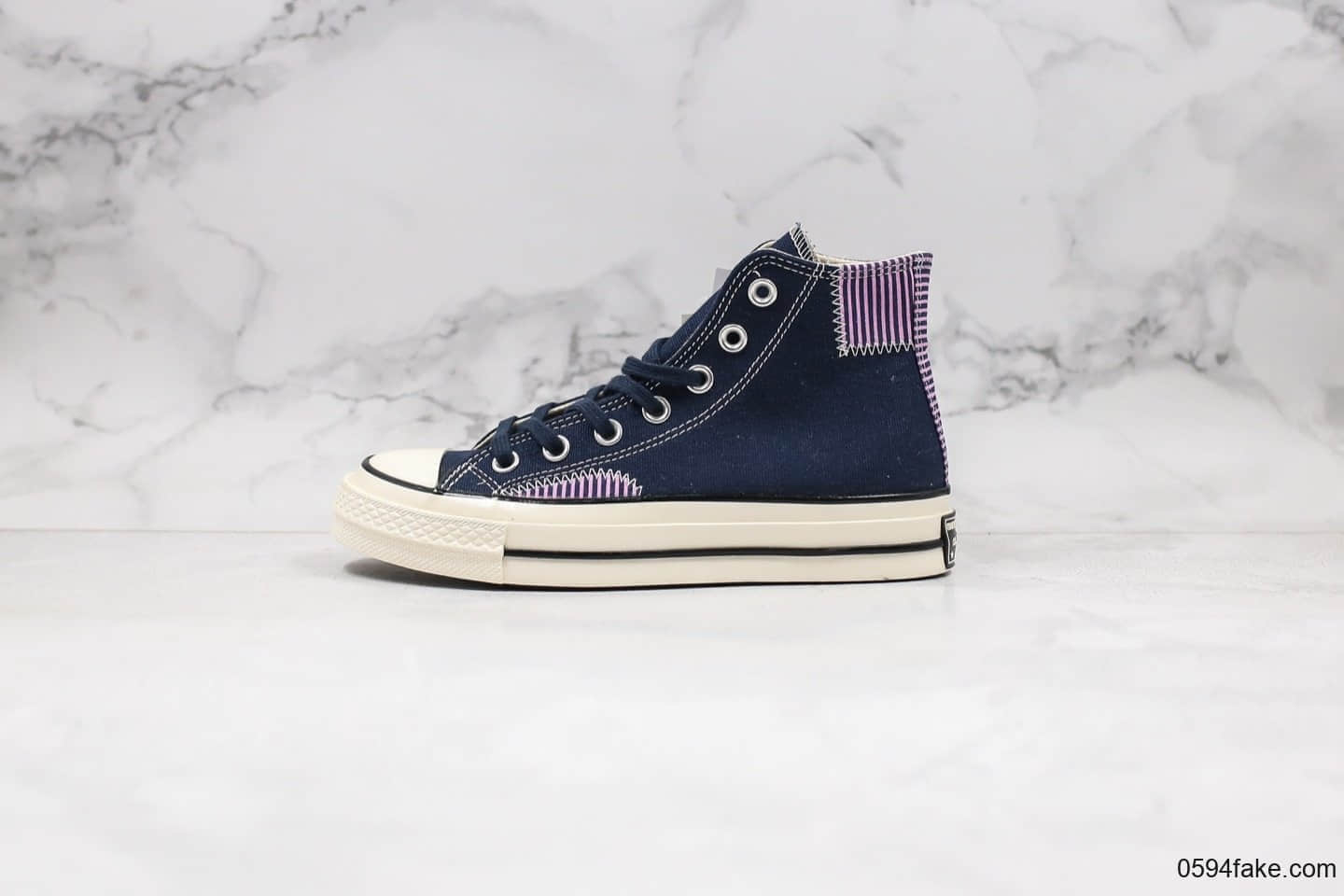 匡威Converse 70S LOOKBOOK公司级版本姜涩琪联名补丁款午夜蓝配色原厂硫化大底双围条正确硅蓝中底