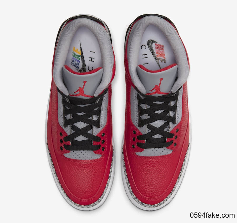AJ3红水泥芝加哥专属特殊版本曝光！气质出众！ 货号：CU2277-600