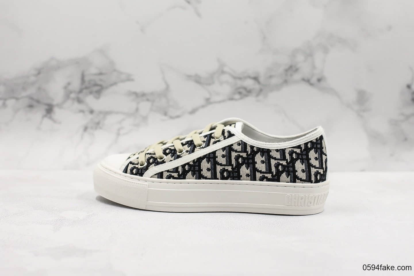 迪奥Dior Christian Dior J’Adior纯原版本春季走秀款低帮3D logo原档案数据开发原盒原标配件齐全