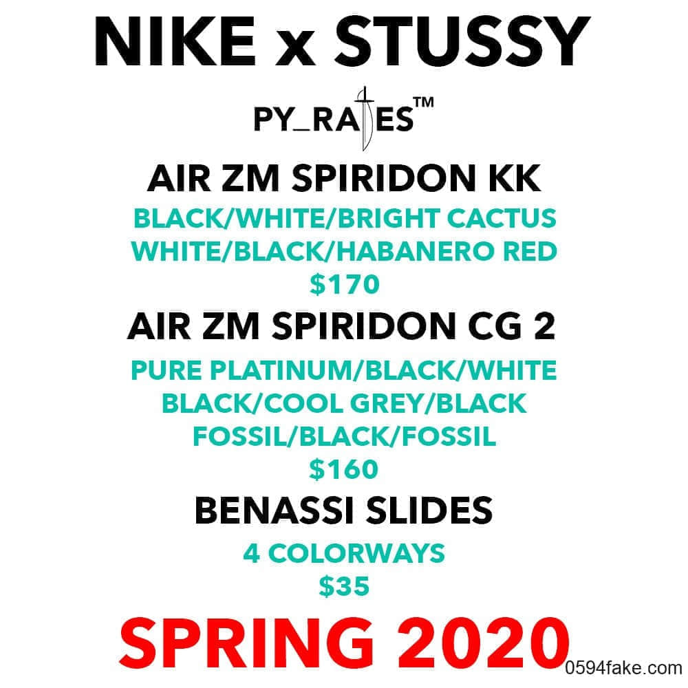 Stussy x Nike联名今年春季发售!你期待吗?
