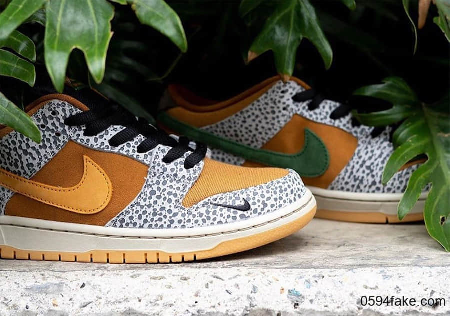 人气石斑纹！Nike SB Dunk Low “Safari”将于3月14日发售！ 货号：CD2563-002