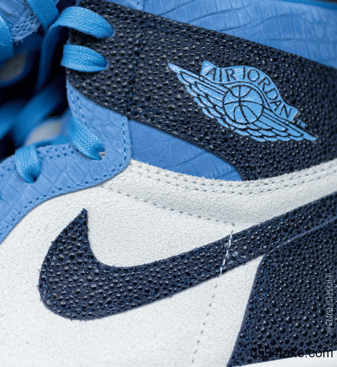 北卡Air Jordan 1“ UNC” PE实物图释出!真的难买!