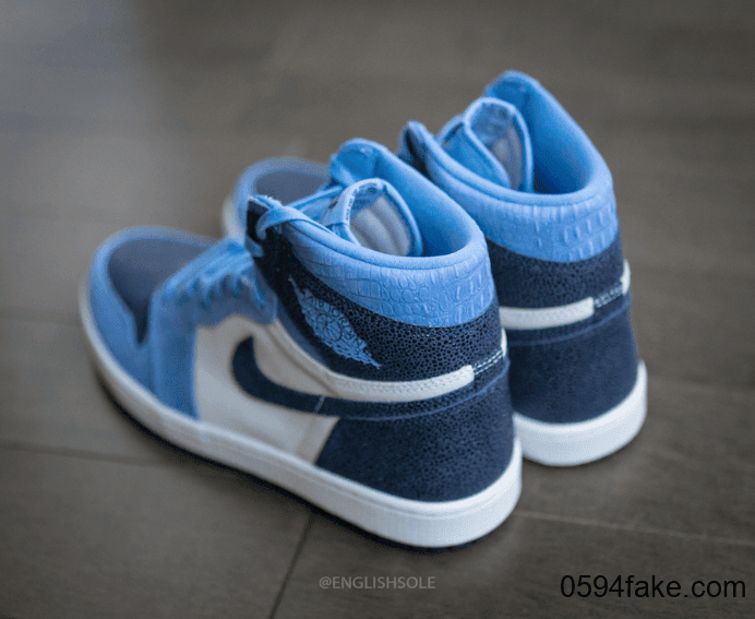 北卡Air Jordan 1“ UNC” PE实物图释出!真的难买!