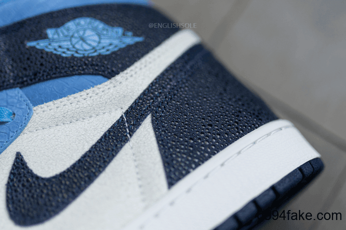 北卡Air Jordan 1“ UNC” PE实物图释出!真的难买!