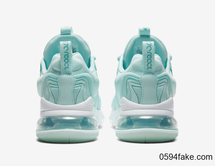 薄荷绿色调！全新Nike Air Max 270 React ENG即将登场！ 货号：CK2608-300