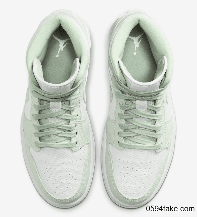 帆布鞋面！这双Air Jordan 1 Mid有点不一样！ 货号：CV5280-103