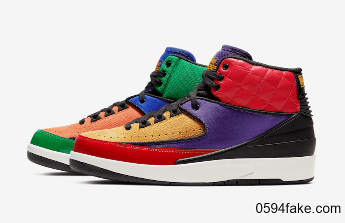 高规格制作！Air Jordan 2 WMNS“ Multicolor”释出官图！ 货号：CT6244-600