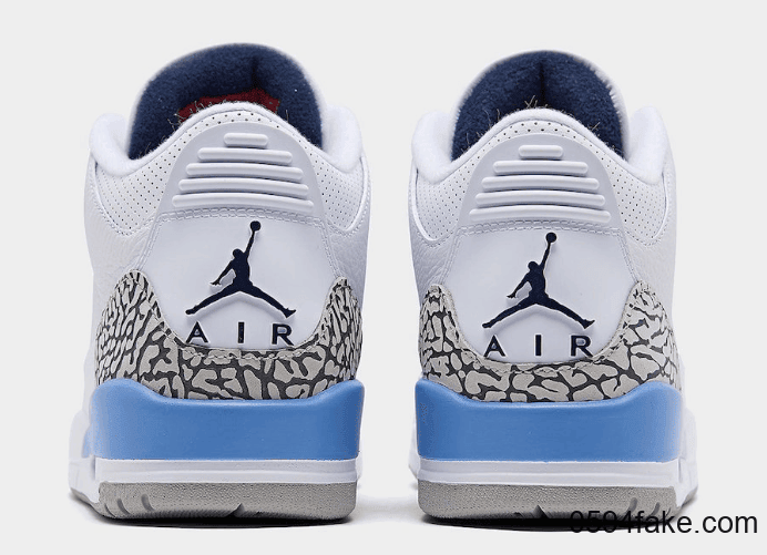 难得市售的北卡配色!北卡蓝AJ3 “UNC”下月登场! 货号:CT8532-104