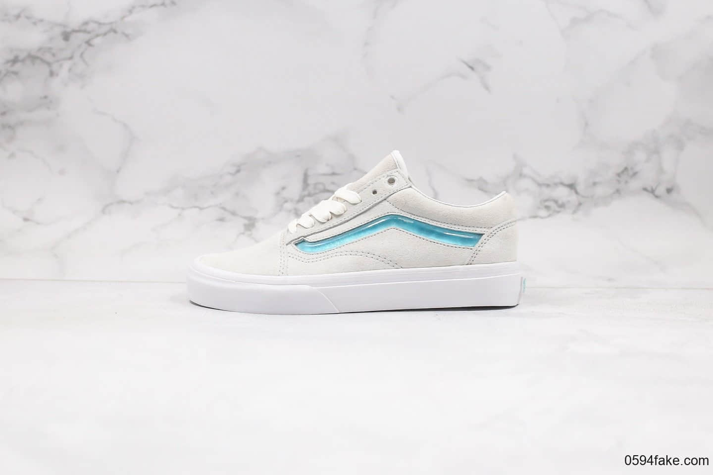 万斯Vans公司级版本果冻条白蓝配色原厂硫化大底原档案数据开发内置钢印原盒原标