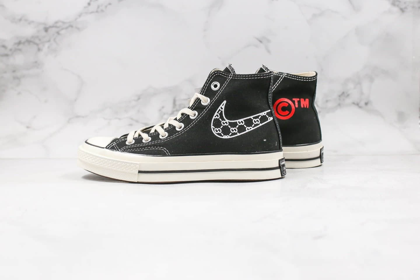 匡威Converse Chuck 70 x Nike联名款公司级版本黑白大钩高温变色红色原盒原标正确硅蓝软中底原厂硫化