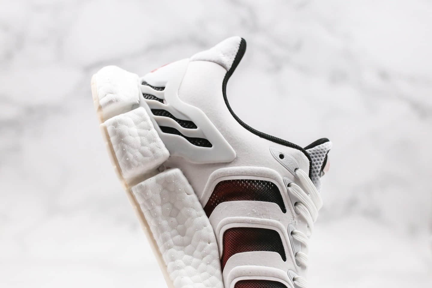 阿迪达斯adidas Climacool纯原版本清风跑鞋毛毛虫爆米花黑白色原盒原标 货号：FX7845