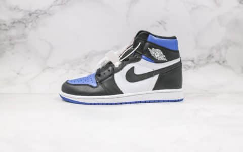 乔丹Air Jordan AJ1 High OG Game Royal纯原版本高帮AJ1新黑蓝脚趾原盒原标原档案数据开发正确头层皮料 货号：555088-041