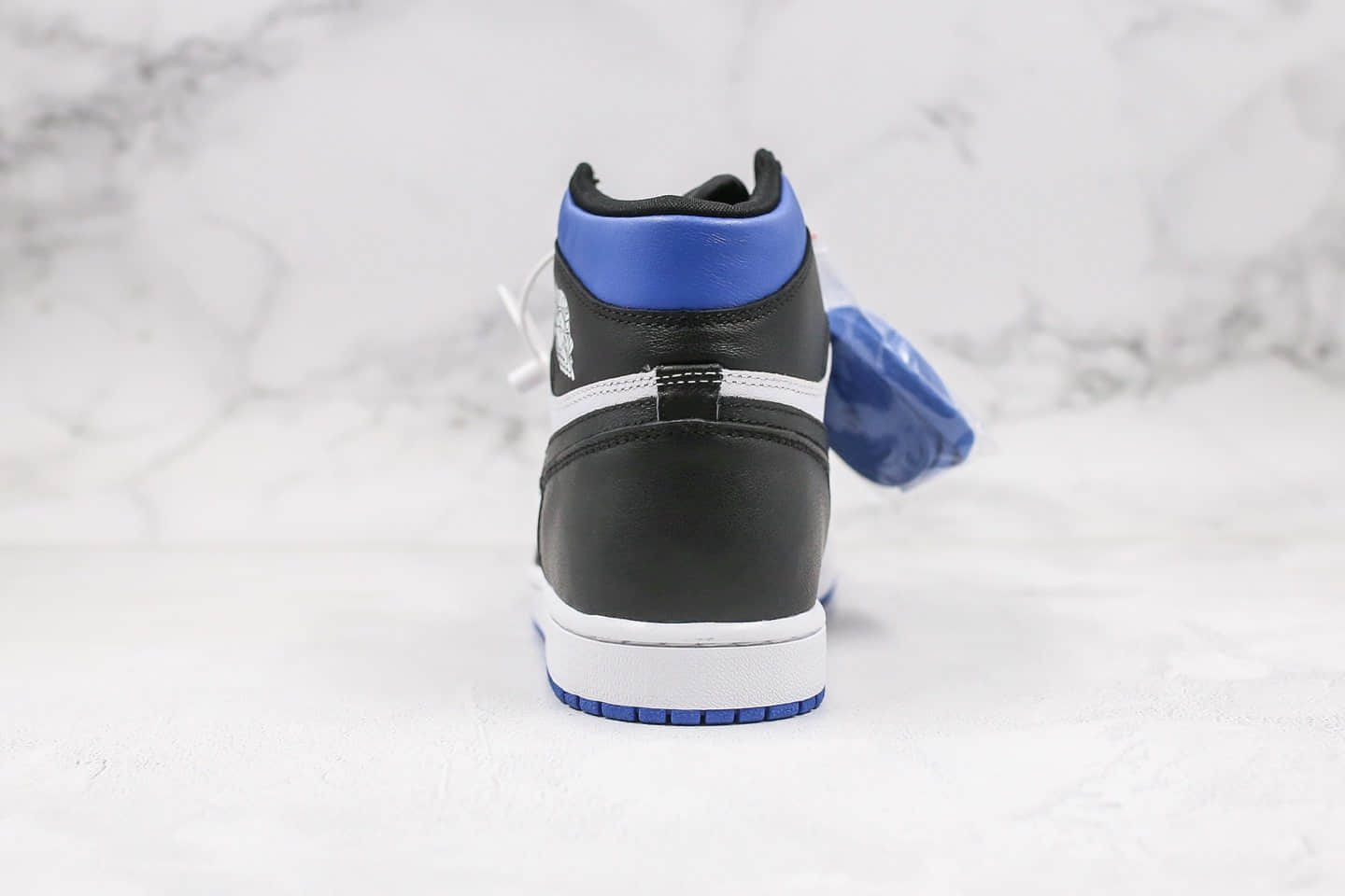 乔丹Air Jordan AJ1 High OG Game Royal纯原版本高帮AJ1新黑蓝脚趾原盒原标原档案数据开发正确头层皮料 货号：555088-041