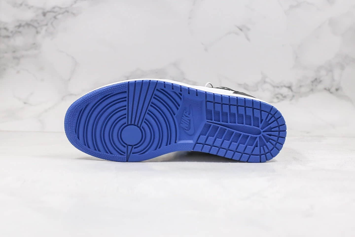 乔丹Air Jordan AJ1 High OG Game Royal纯原版本高帮AJ1新黑蓝脚趾原盒原标原档案数据开发正确头层皮料 货号：555088-041