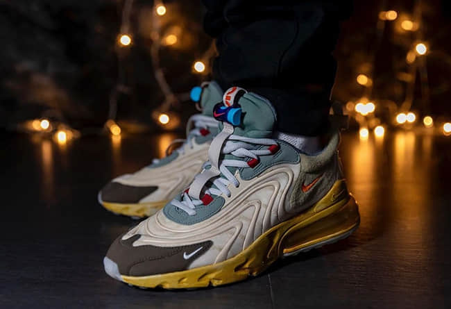 重磅联名Travis Scott x Nike Air Max 270 React将于5月1日发售！ 货号：CT2864-200