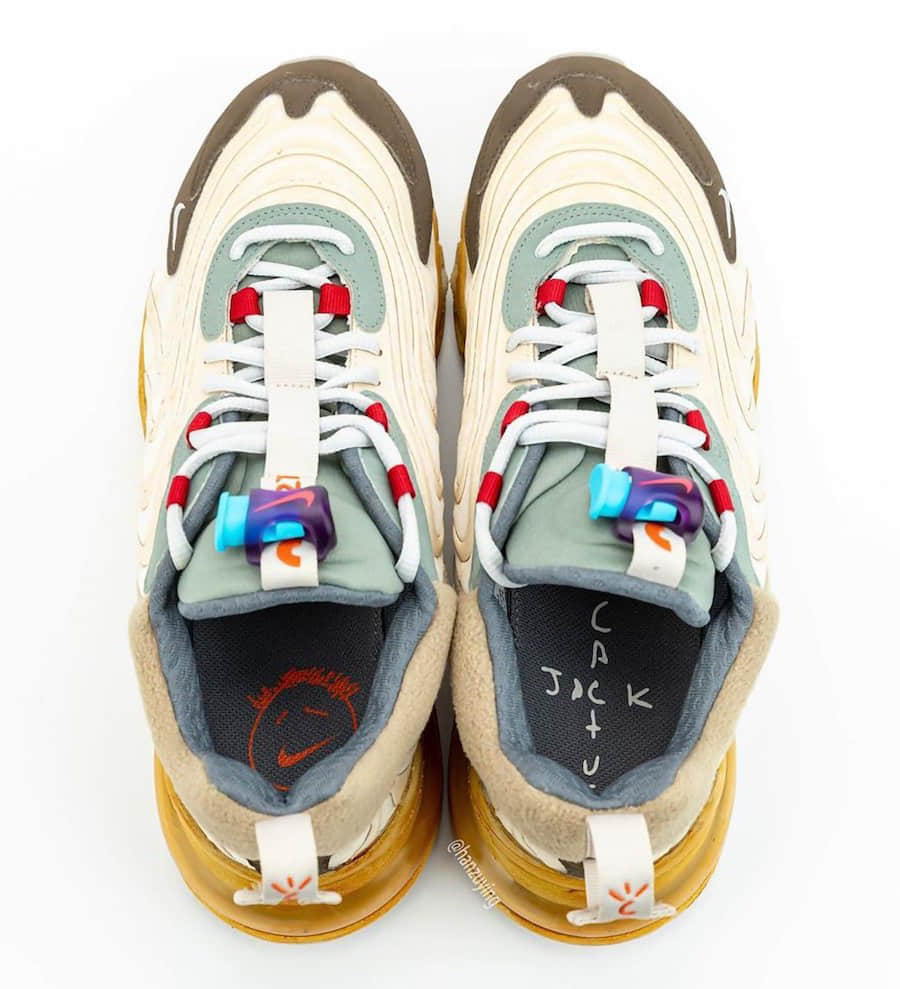 重磅联名Travis Scott x Nike Air Max 270 React将于5月1日发售！ 货号：CT2864-200