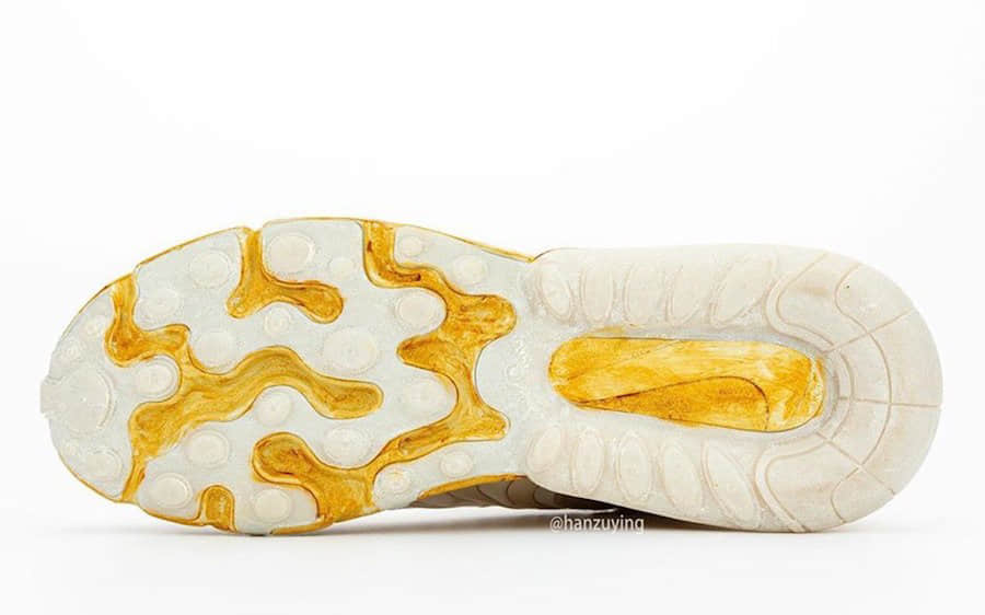 重磅联名Travis Scott x Nike Air Max 270 React将于5月1日发售！ 货号：CT2864-200