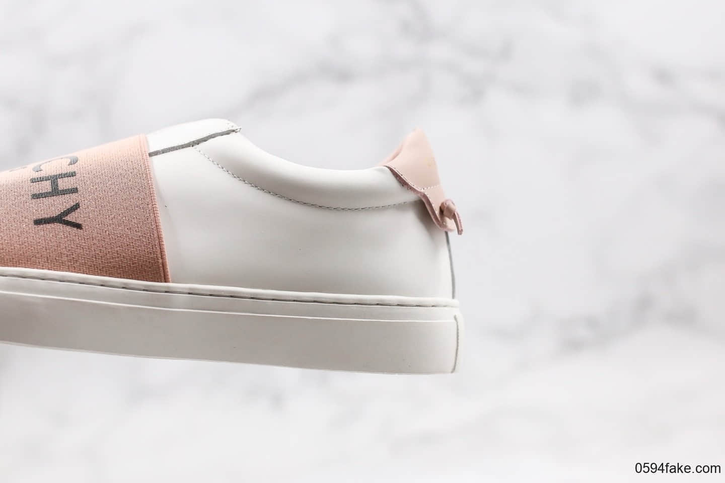 纪梵希Givenchy Low-top lace-up sneakers纯原版本桃粉色绑带GVC限定款广东原厂顶级头层无胶工艺