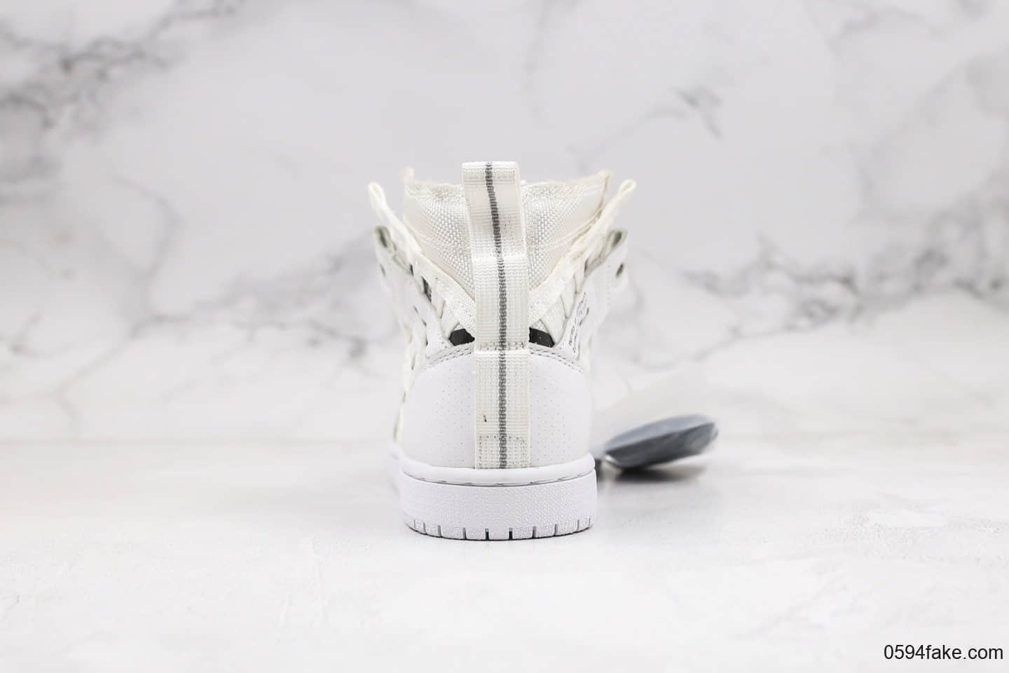 乔丹Air Jordan 1 RETRO HIGH OG纯原版本高帮AJ1编织铠甲白色原档案数据开发原盒原标 货号:CD6757-100