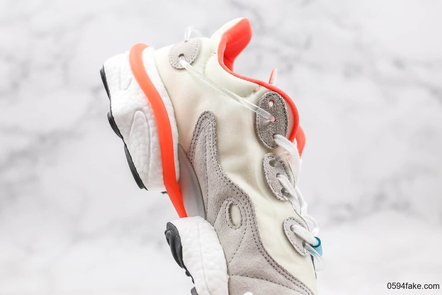 阿迪达斯Adidas Torsion X公司级版本抗扭转系列爆米花缓震休闲运动鞋水管老爹鞋白橙配色巴斯夫真爆 货号:EH0244