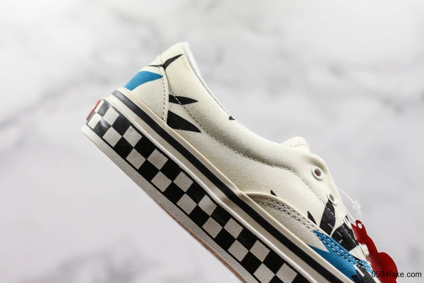 万斯Vans Era 95 DX公司级版本低帮安纳海姆加州系列侧边图案原厂硫化大底内置钢印 货号：VN0A2RR1VPH