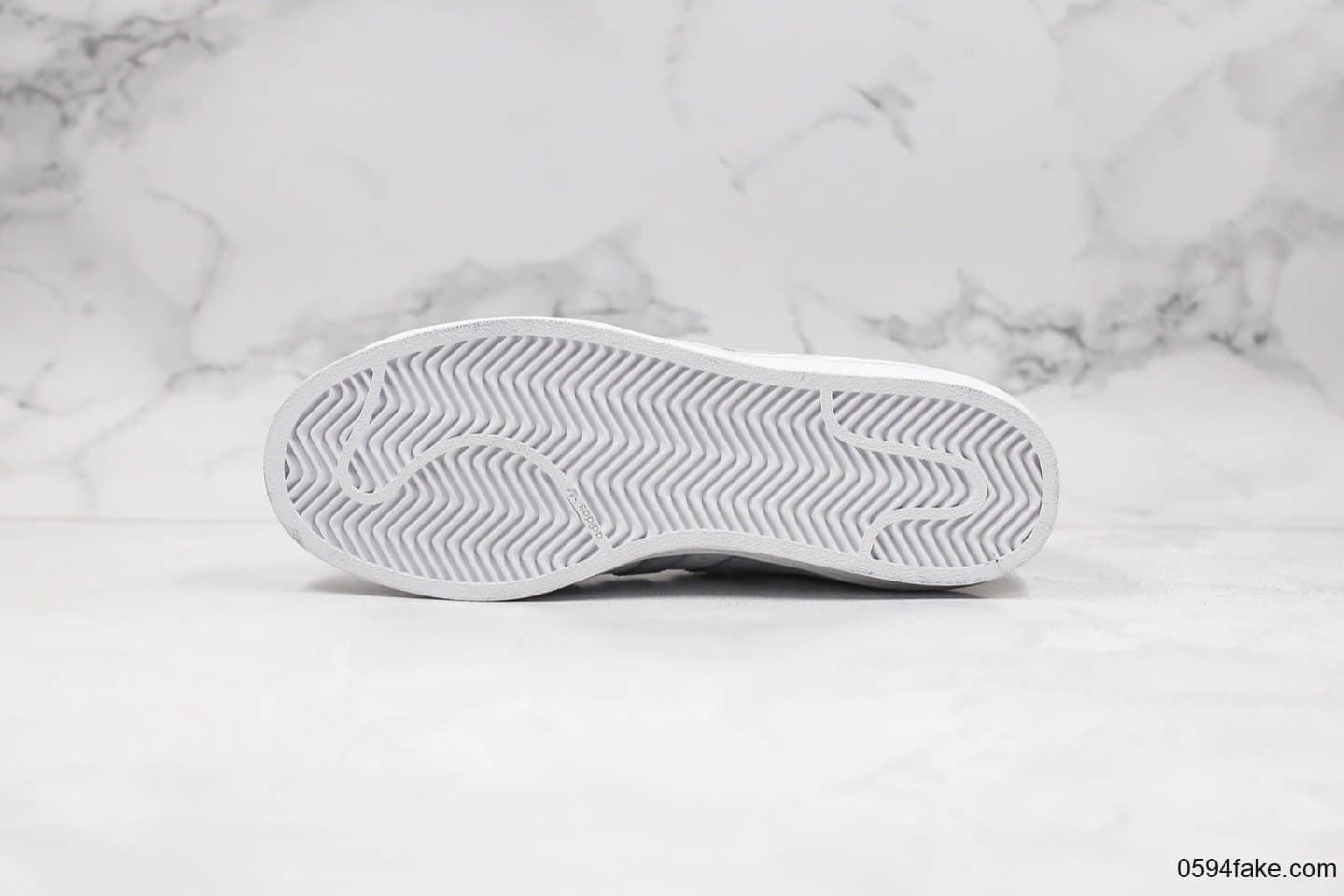 阿迪达斯Adidas SUPERSTAR W纯原版本三叶草贝壳头花卉浅棕灰色正确PU蓝底原档案数据开发 货号：CG6602