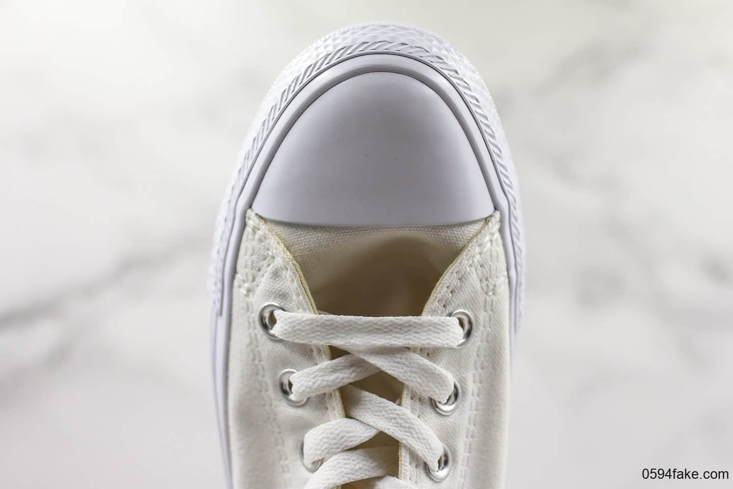 匡威Converse Chuck Taylor All-Star公司级版本日本限定解构剪裁撞色帆布鞋白色原盒钢印