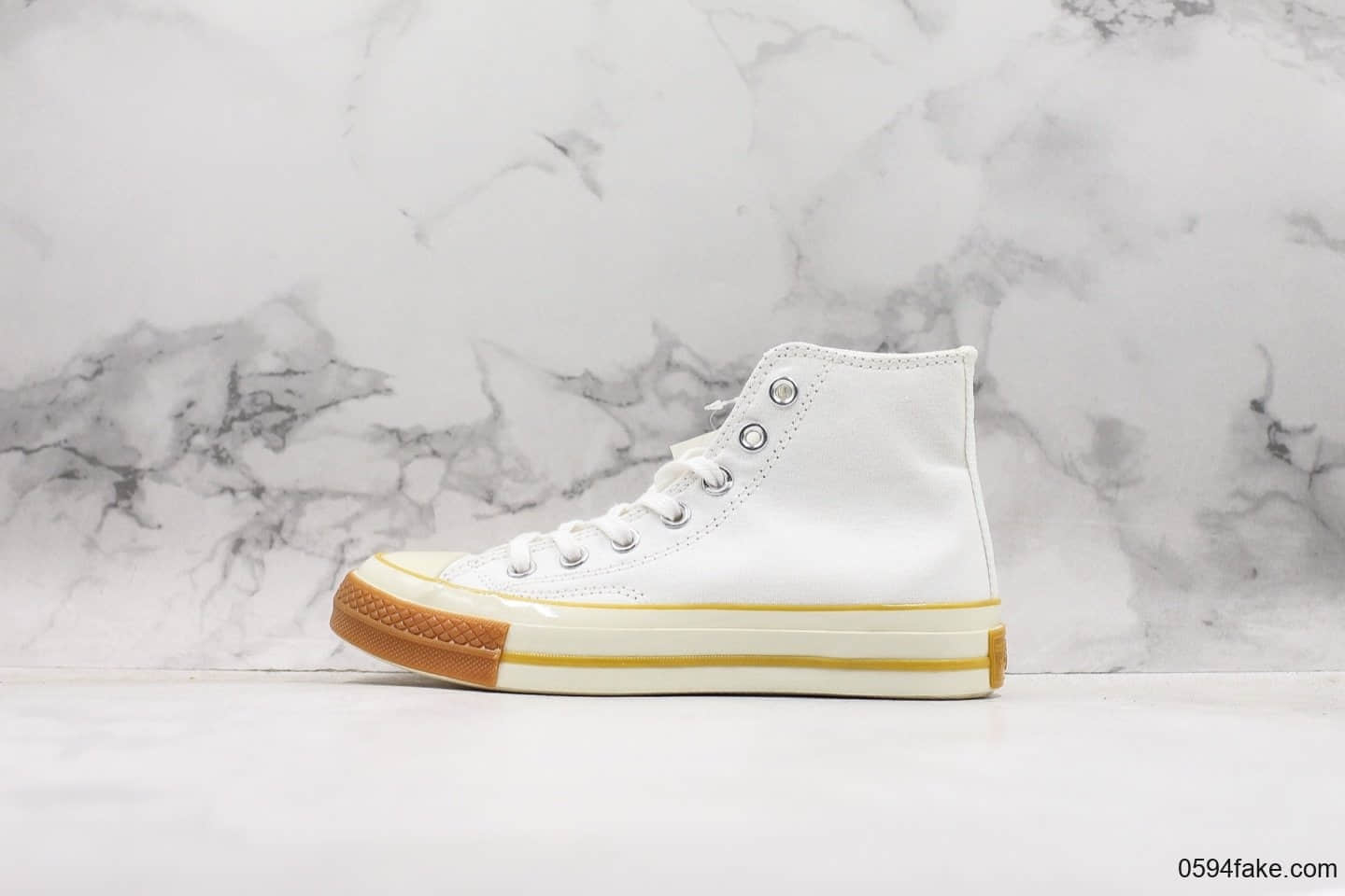 匡威Converse Chuck 70 Pop公司级版本高帮复古帆布鞋白色欧索莱鞋垫 货号:165720C