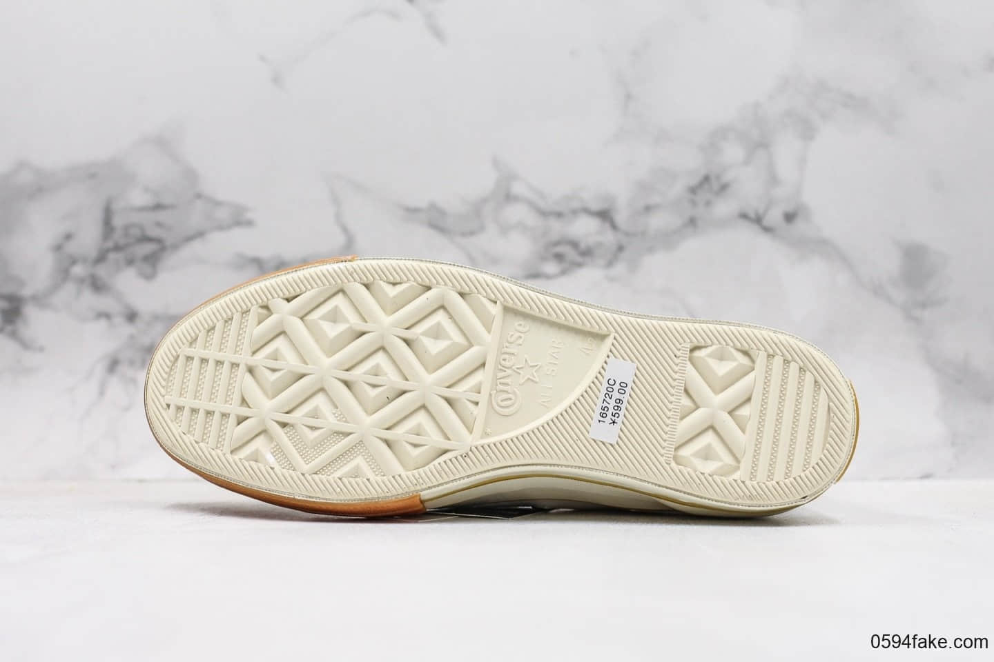 匡威Converse Chuck 70 Pop公司级版本高帮复古帆布鞋白色欧索莱鞋垫 货号:165720C