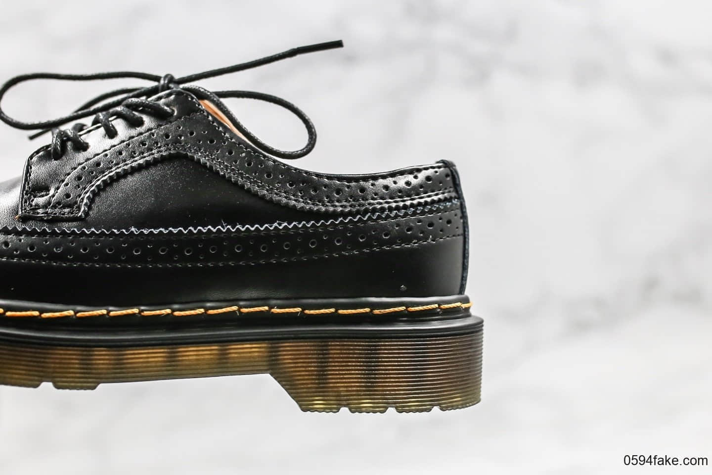Dr.martens公司级版本Dr马丁靴低帮三孔布洛克系列黑色原材生产耐穿耐磨