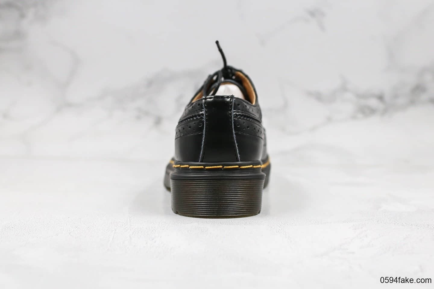 Dr.martens公司级版本Dr马丁靴低帮三孔布洛克系列黑色原材生产耐穿耐磨