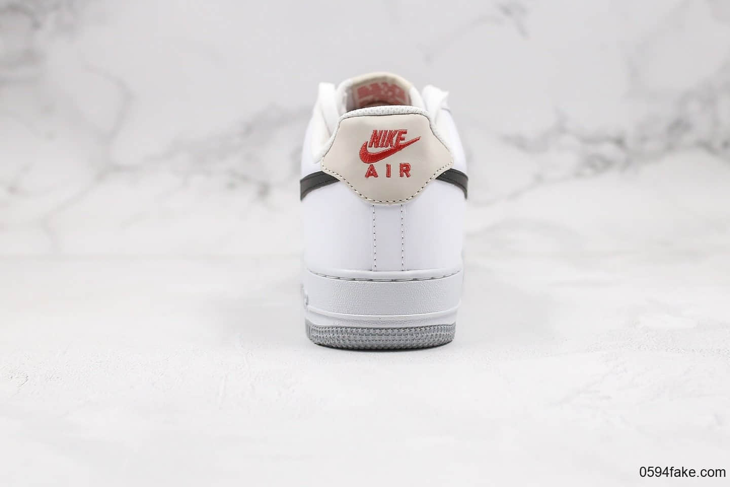 耐克Nike Air Force 1 Low纯原版本空军一号低帮玫瑰黑白配色原楦开发内置气垫 货号：CK0806-100