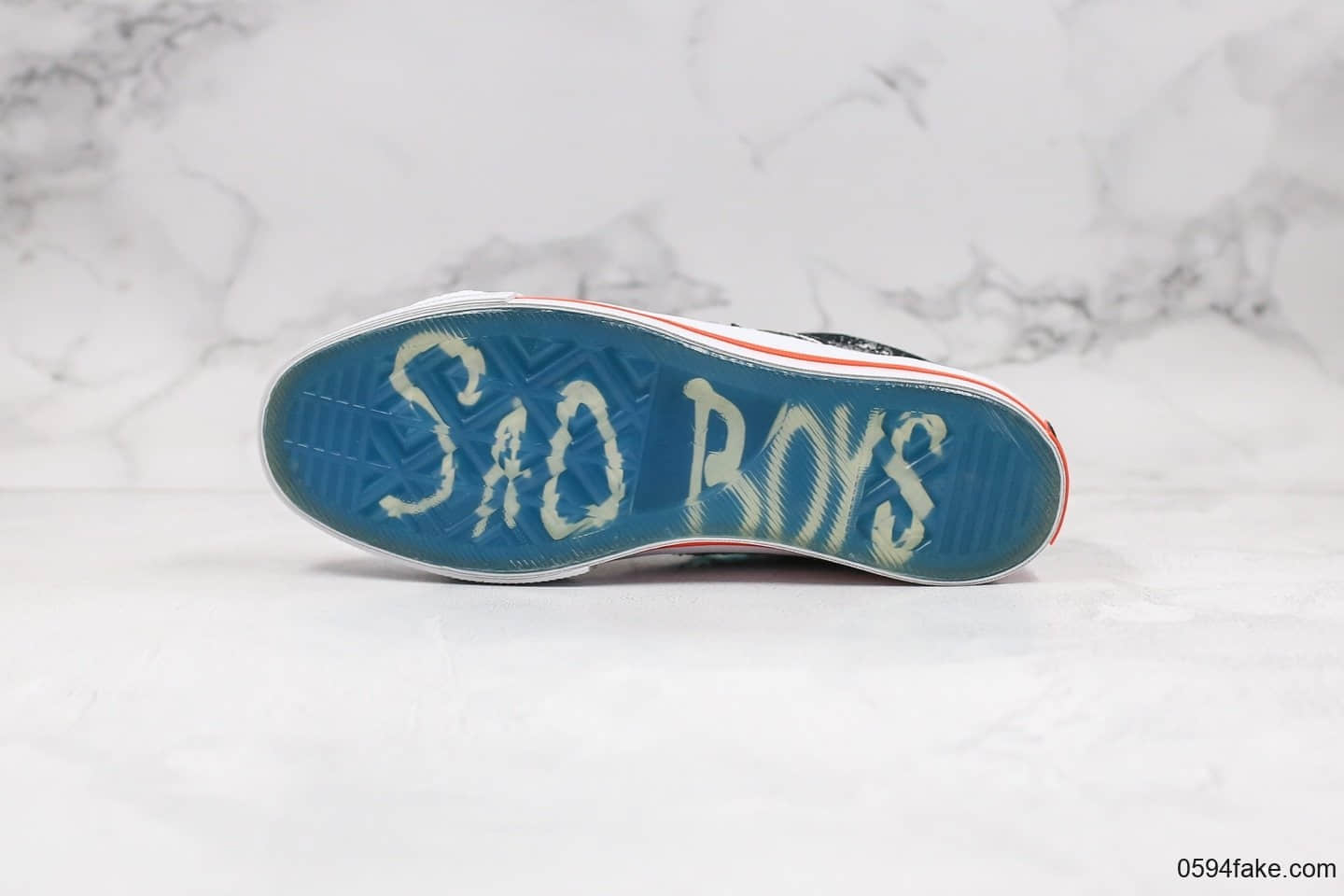 匡威Sad Boys x Converse One Star公司级版本伤心男孩联名木村一星系列板鞋涂鸦灰黑配色原楦开发 货号：165743C
