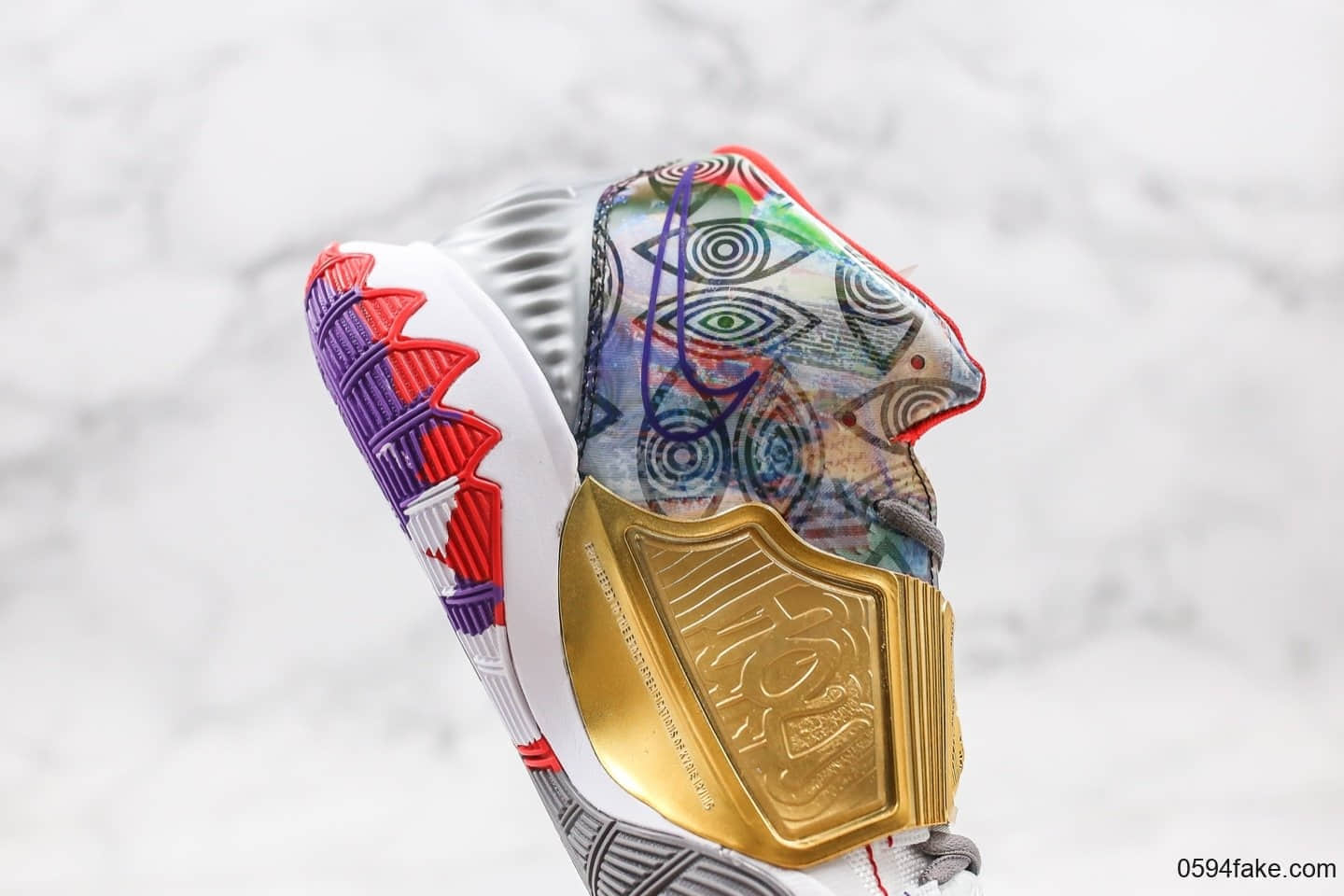 耐克Nike Kyrie 6 Pre-Heat Shangha纯原版本欧文6代休斯顿限定配色内置气垫支持实战 货号：CN9839-100