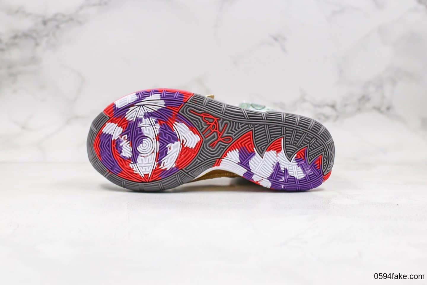 耐克Nike Kyrie 6 Pre-Heat Shangha纯原版本欧文6代休斯顿限定配色内置气垫支持实战 货号：CN9839-100