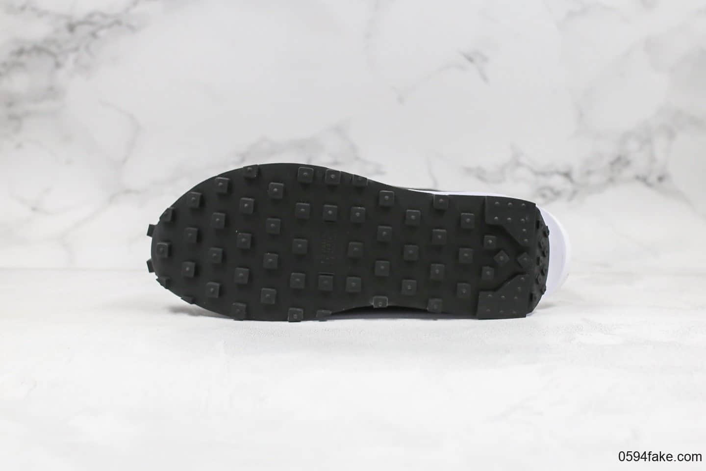 耐克Nike LVD Waffle Daybreak x Sacai纯原版本华夫解构牛津布纯黑尼龙原盒原标原档案数据开发 货号:BV0073-002