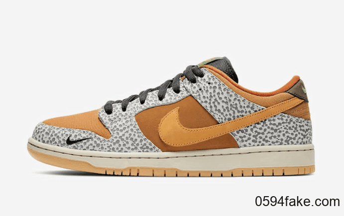 人气主题配色！Nike SB Dunk Low“ Safari”释出官图！3月14日发售！ 货号：CD2563-002