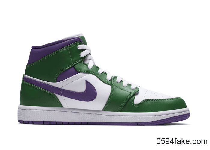 绿巨人配色!Air Jordan 1 Mid“ Incredible Hulk”即将发售! 货号:554724-300