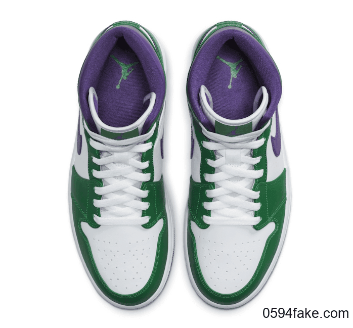 绿巨人配色!Air Jordan 1 Mid“ Incredible Hulk”即将发售! 货号:554724-300