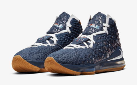 低调海军蓝！Nike LeBron 17 全新配色曝光！ 货号：CD5056-400