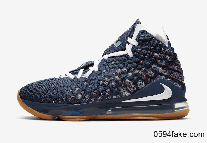低调海军蓝！Nike LeBron 17 全新配色曝光！ 货号：CD5056-400