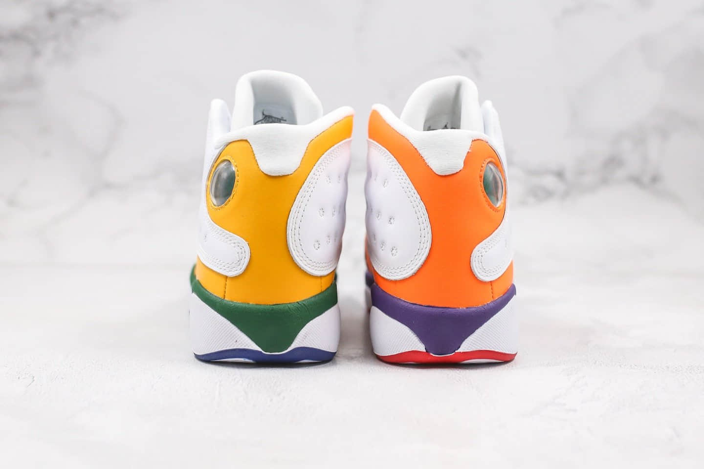 乔丹Air Jordan 13 GS Playground纯原版本黄橙绿紫鸳鸯配色AJ13进口头层皮料一比一开发 货号:CV0785-158