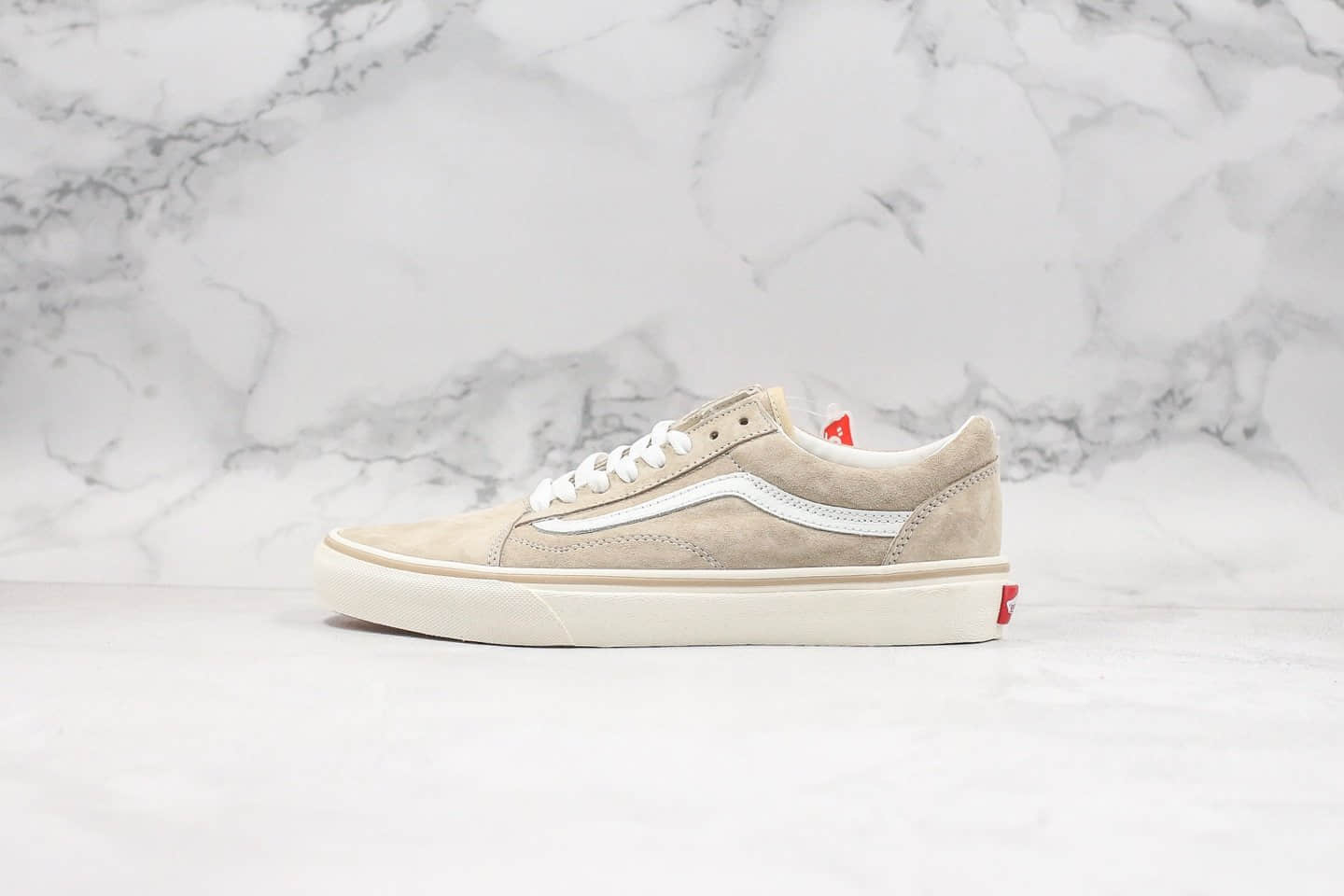 万斯Vans Old Skool公司级版本低帮OS经典系列奶茶色原厂硫化大底原盒原标内置钢印