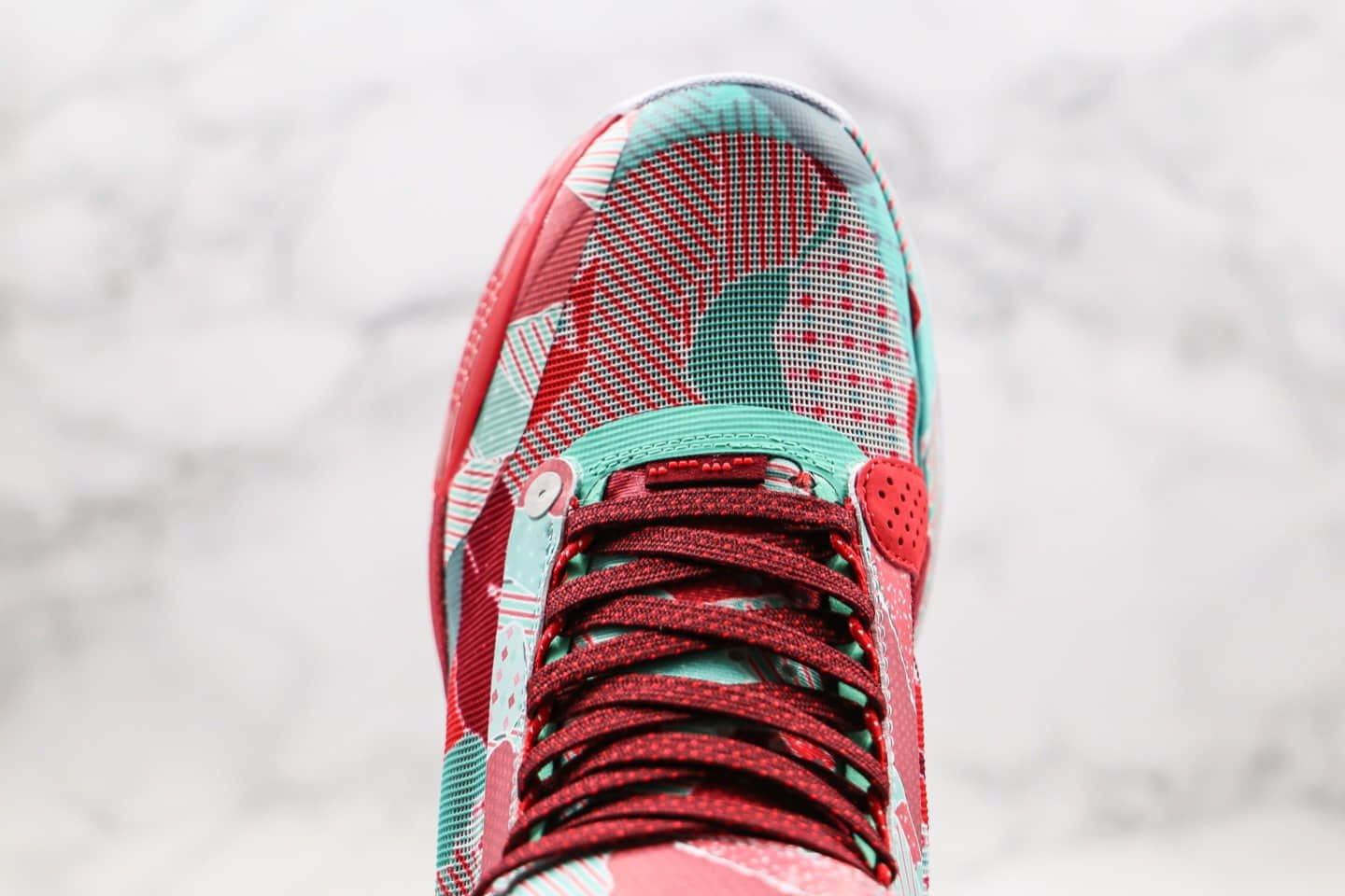 乔丹Air Jordan XXXIV Wrapping Paper纯原版本圣诞红AJ34塔图姆上脚配色内置气垫支持实战 货号:BQ3381-301